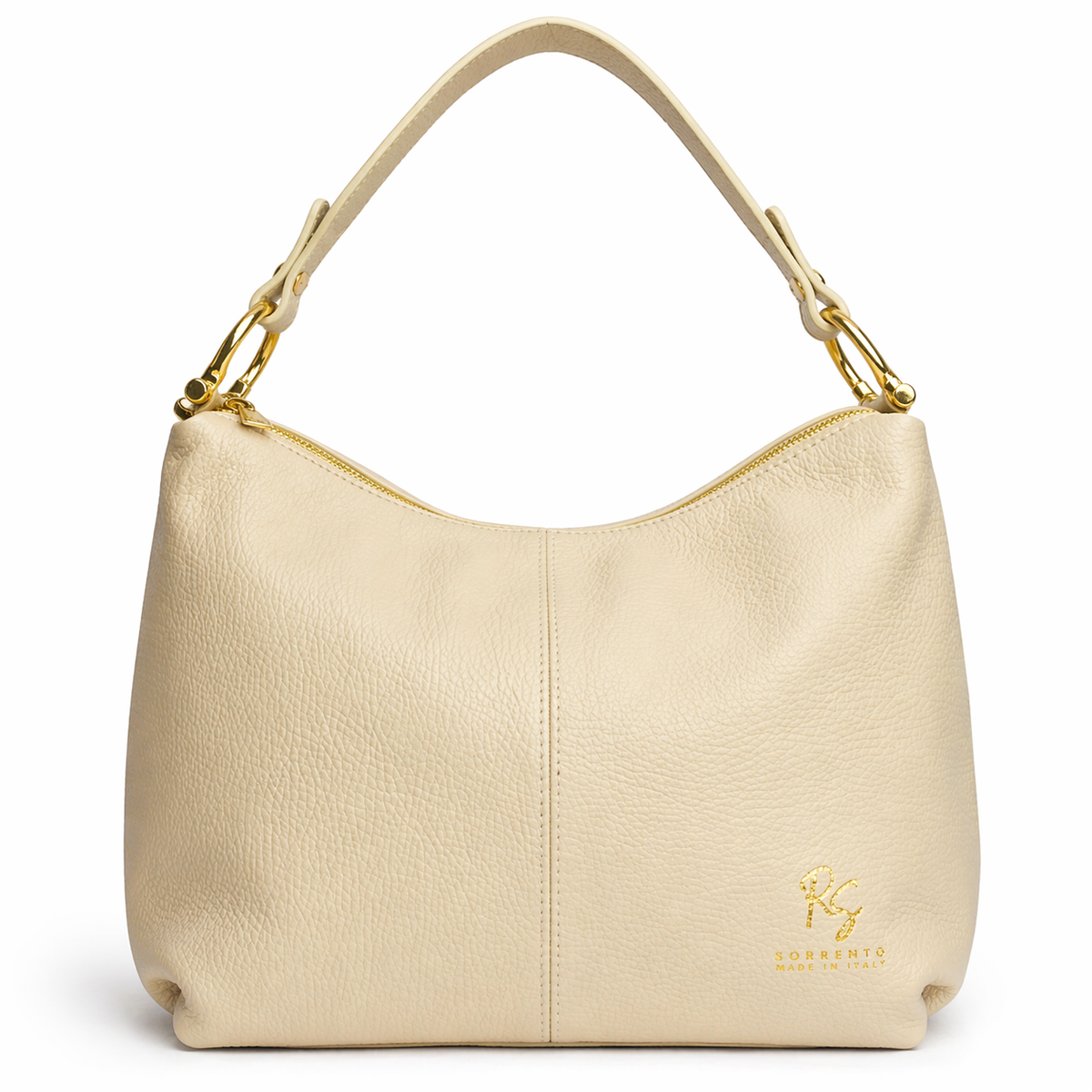 The Slouchy Leather Shoulder to Crossbody in Pebbled Italian Leather