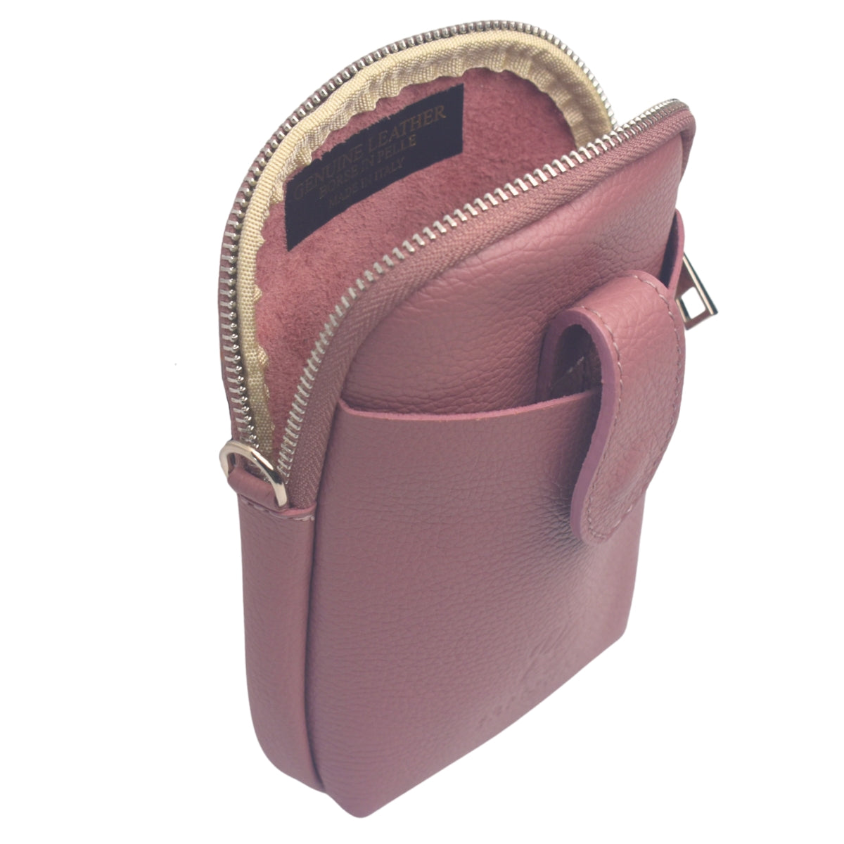 Flamingo Phone Holder Crossbody Inside
