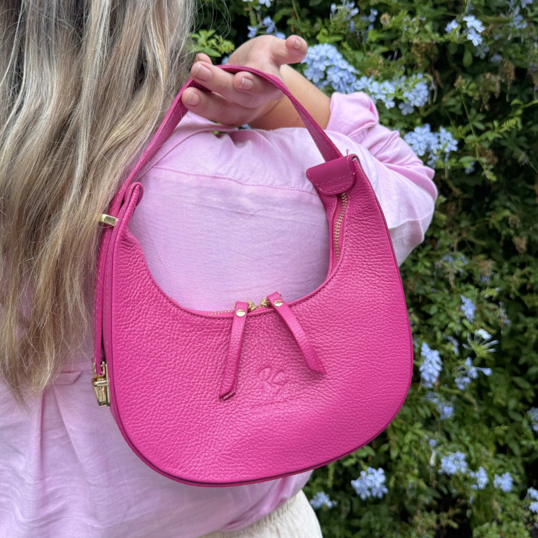 Borsa Mezzaluna con Tracolla Regolabile