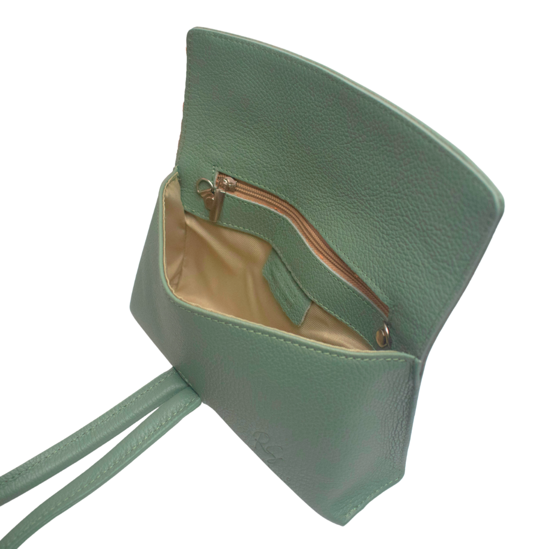 Inside of knot clutch bag 1