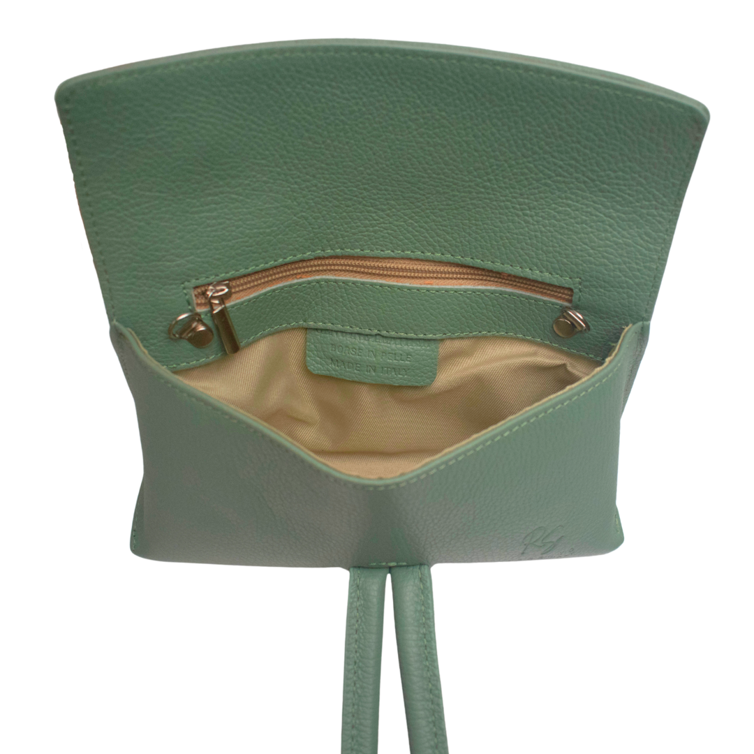 Inside of knot clutch bag