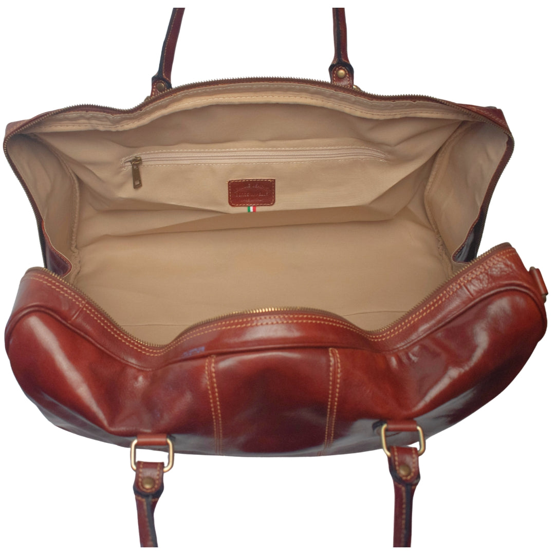 The Classic Calf Duffel with Optional Adjustable Shoulder Strap