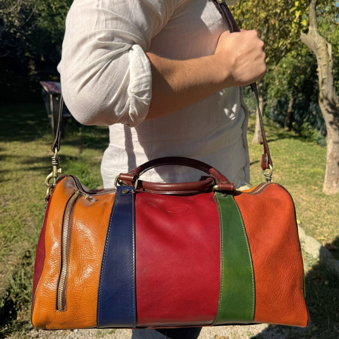 The Small Fantini Duffel with Optional Adjustable Shoulder Strap
