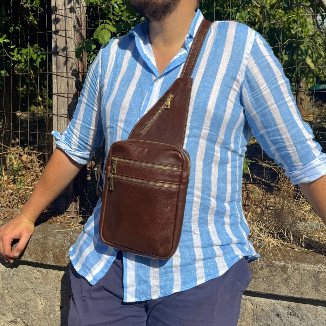 Borsa Zip-Top con tracolla regolabile