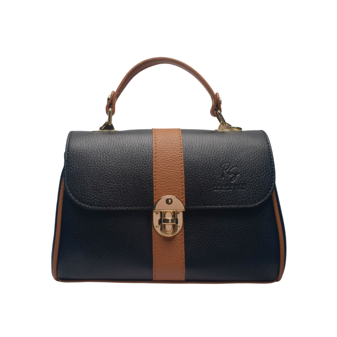black and tan satchel crossbody