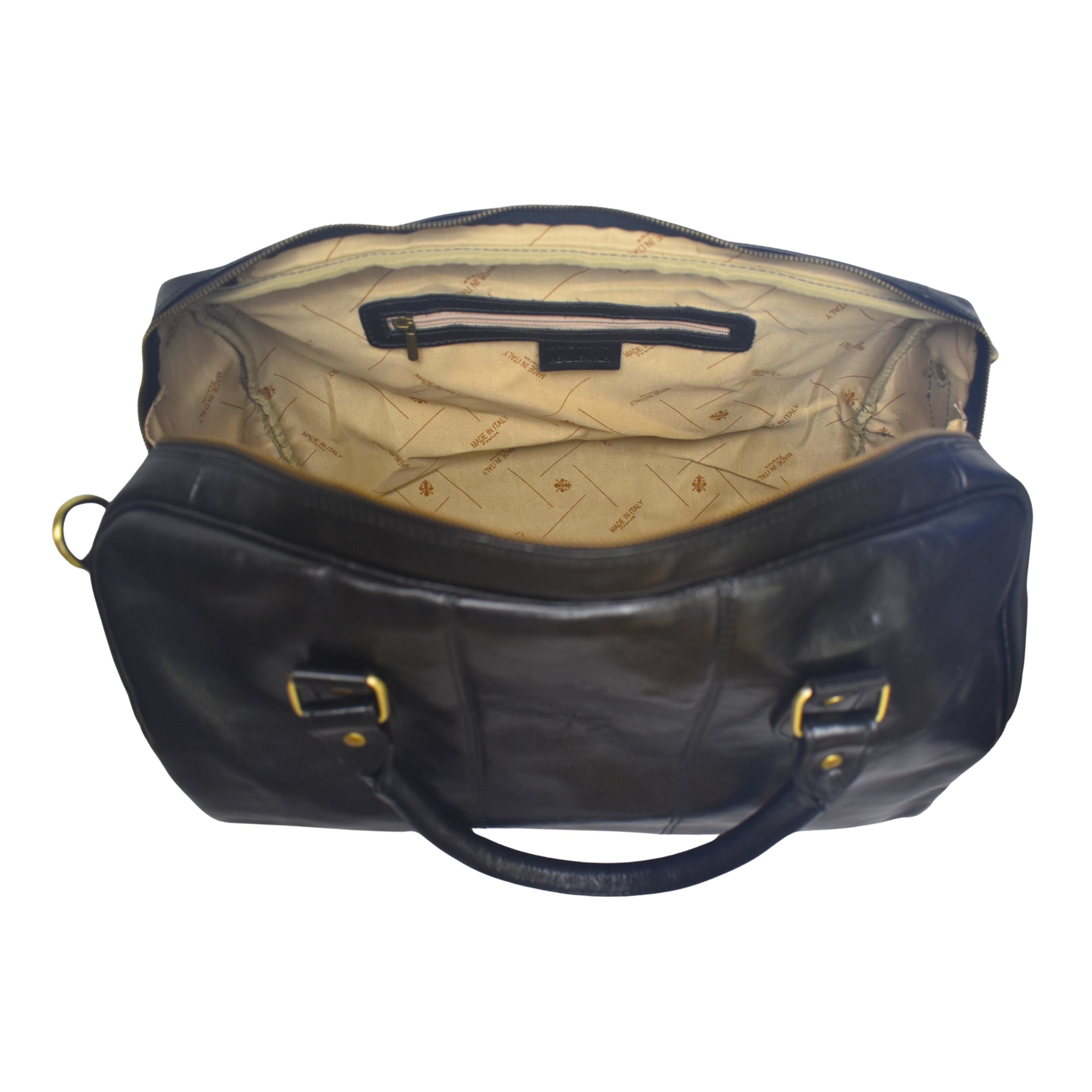 The Compact Calf Duffel with Optional Adjustable Shoulder Strap