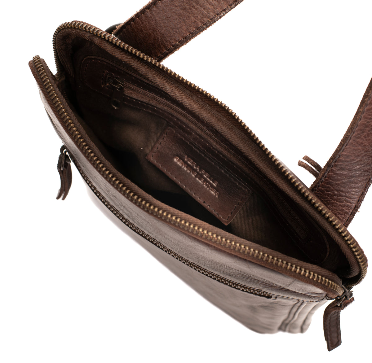 Gianni Conti Slim Zip-Top Flight Crossbody Bag