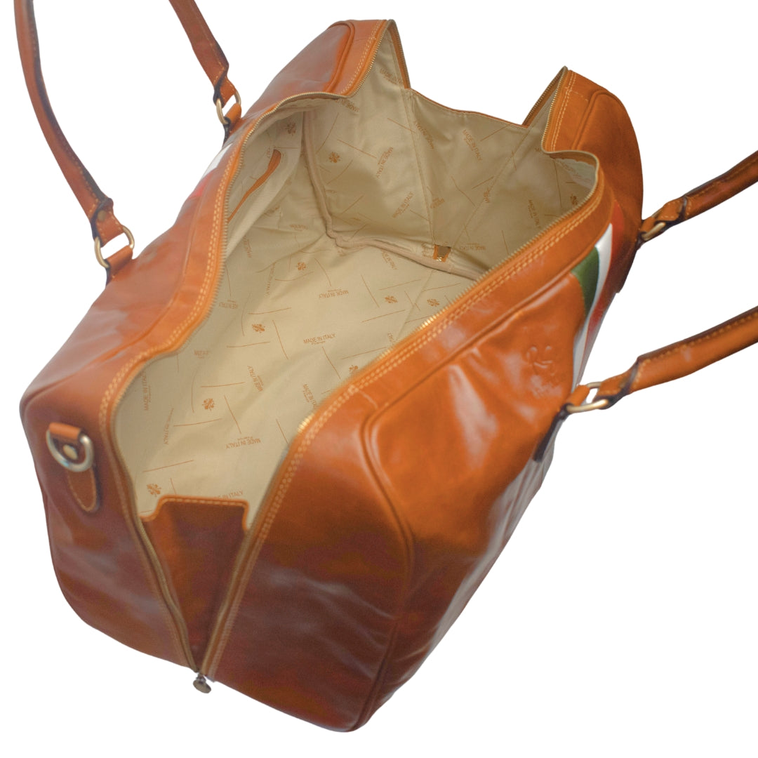 Il Classico Borsone con Bandiera Italiana e Tracolla Opzionale 