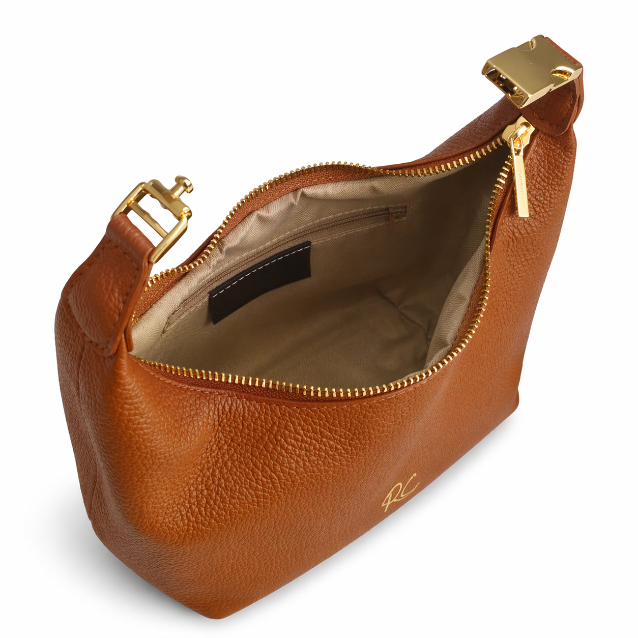The Small Clutch Handbag with Optional Crossbody Strap in Italian Leather
