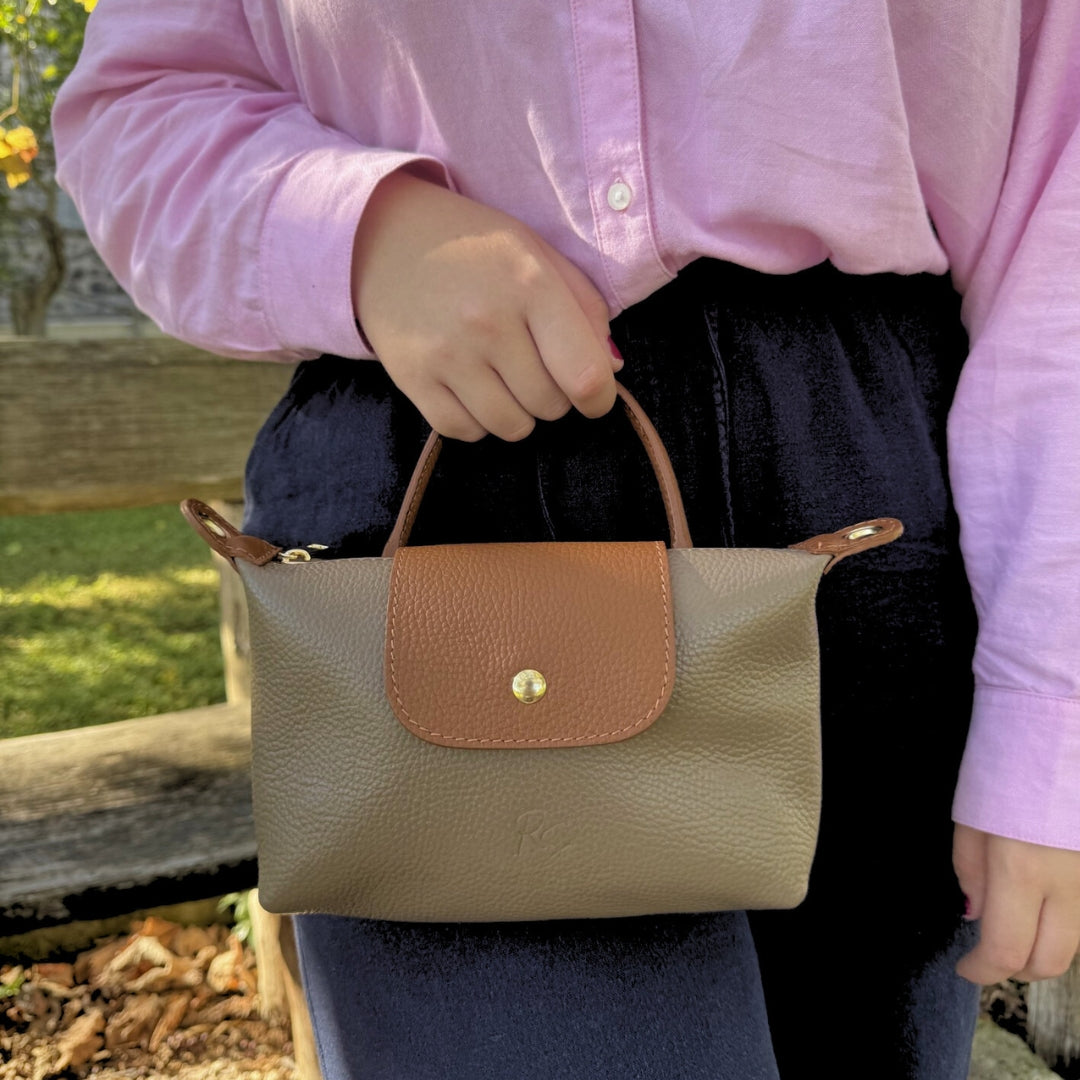 The Mini Classic Tote with Optional Adjustable Crossbody Strap