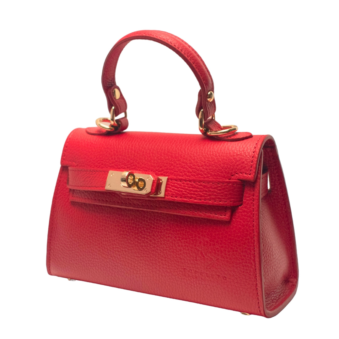 The Lock Bag with Optional Adjustable Crossbody Strap