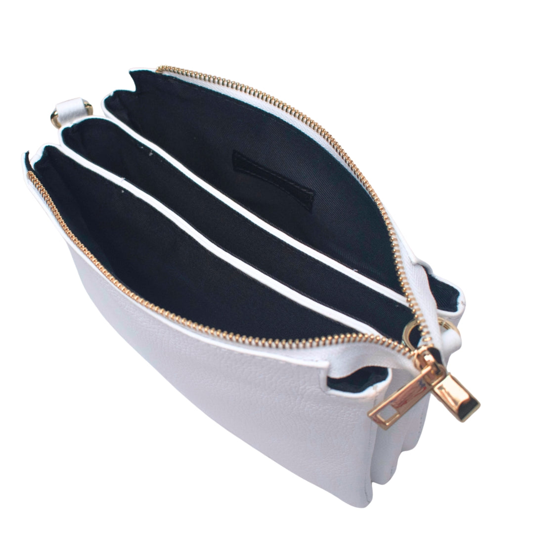 Borsa a Tracolla con Triplo Scomparto e Tracolla Regolabile