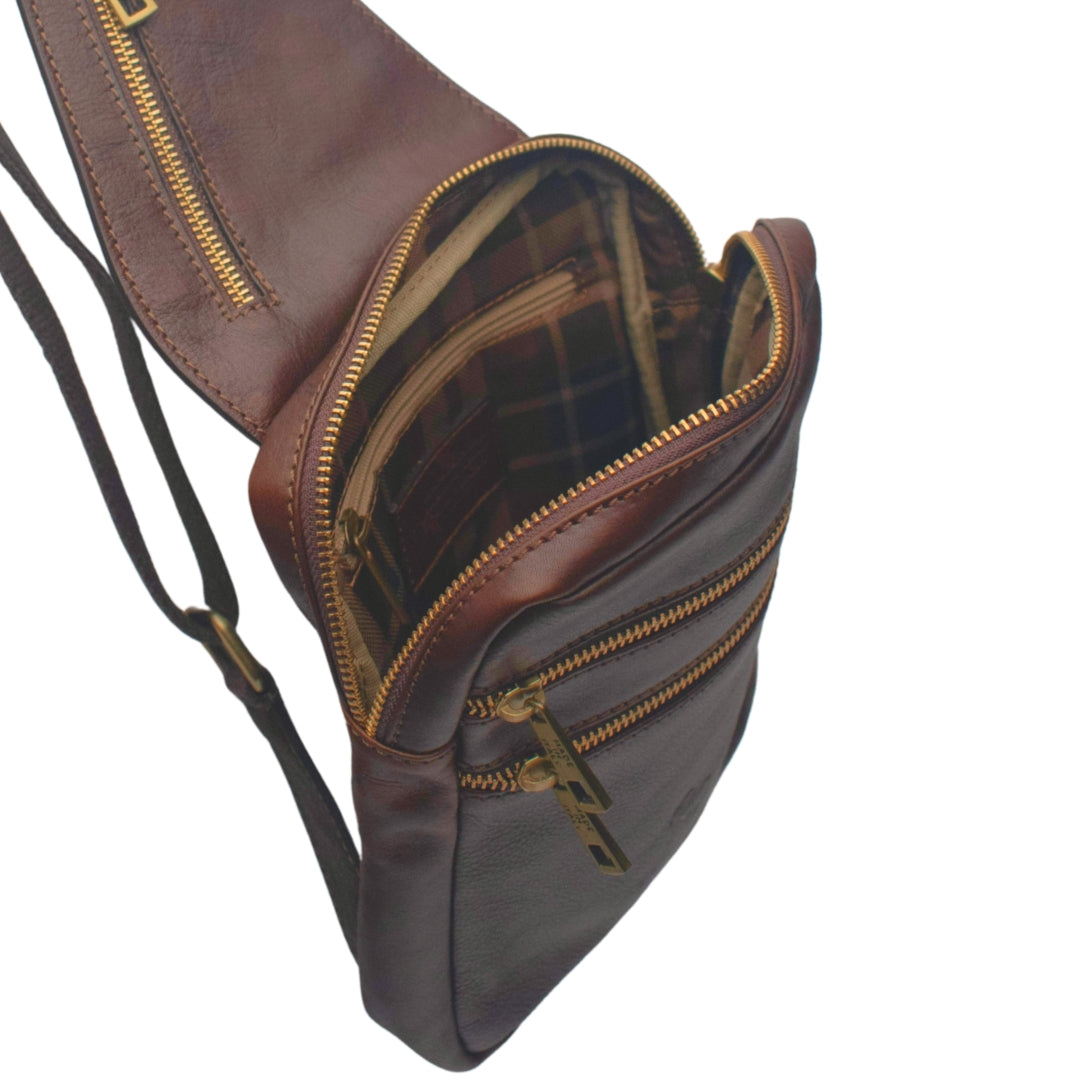 Borsa Zip-Top con tracolla regolabile