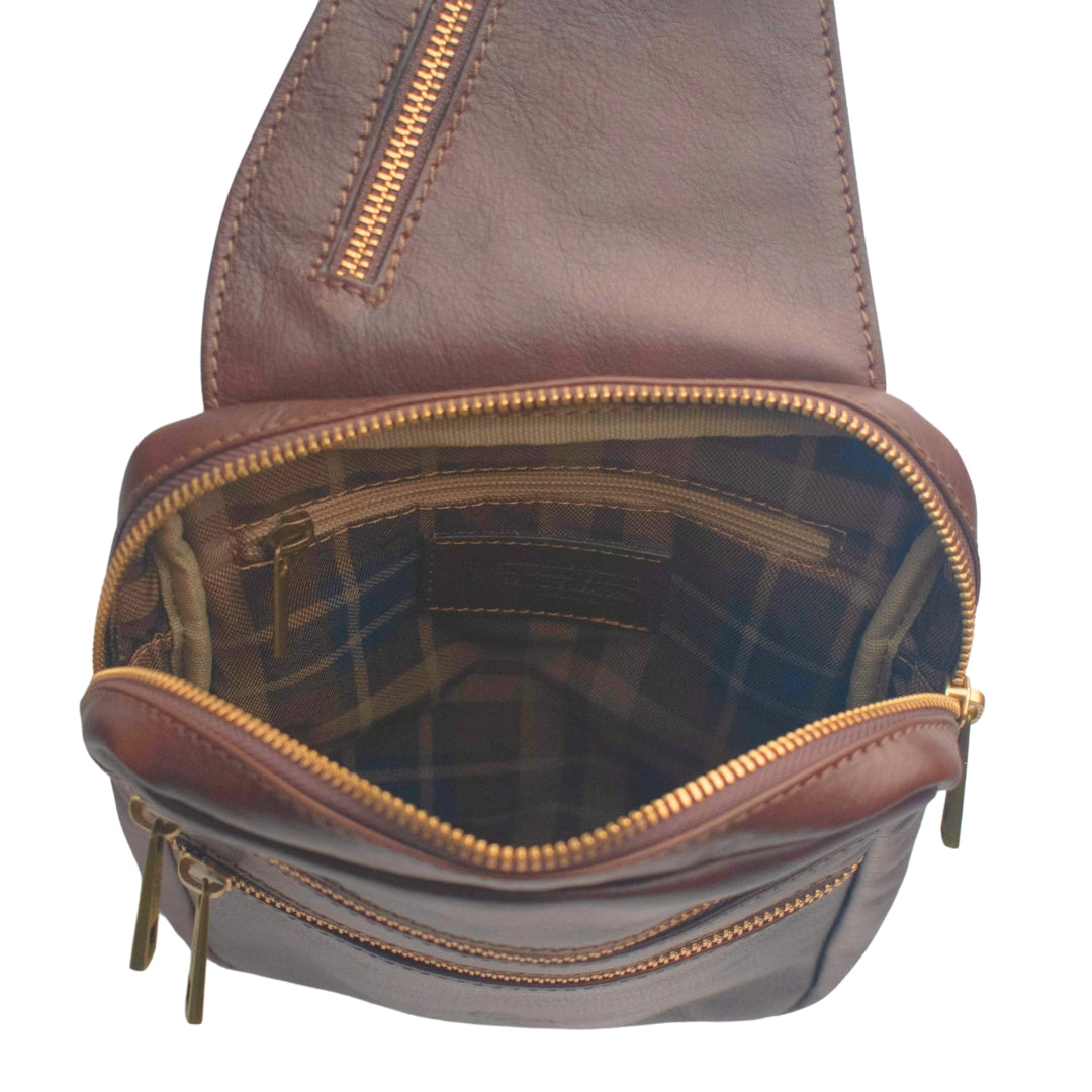 Borsa Zip-Top con tracolla regolabile